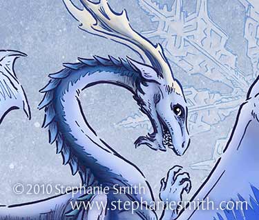 The Dragon of Winter detail