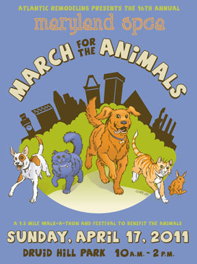 March for Animals poster