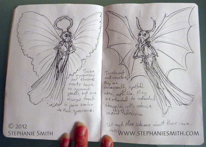 Sketchbook Project 2012: Strange Insects