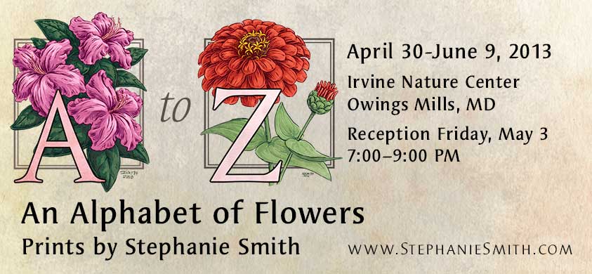 Alphabet of Flowers at Irvine Nature Center