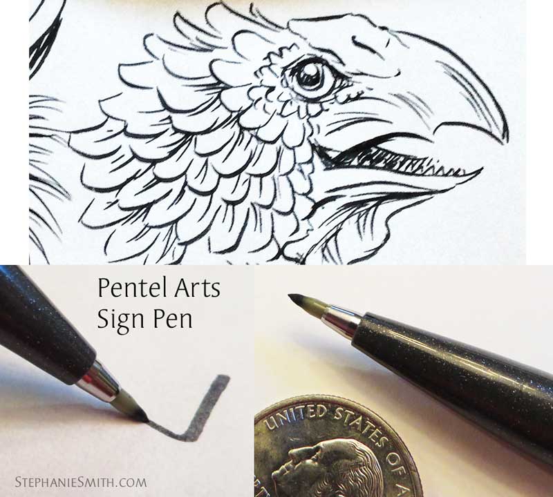 Pentel Sign Pen sample details